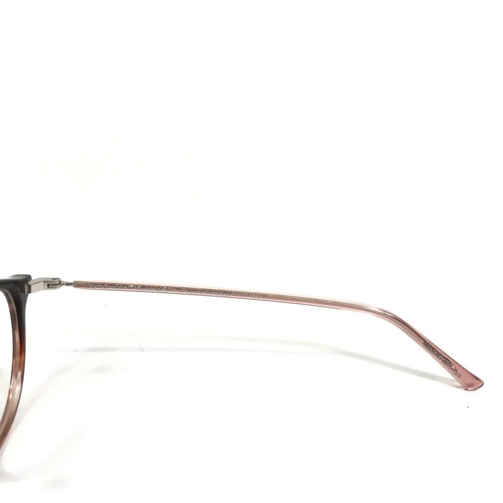 Prodesign Denmark Eyeglasses Frames 4773 c.4942 Brown Clear Pink Round 46-20-140